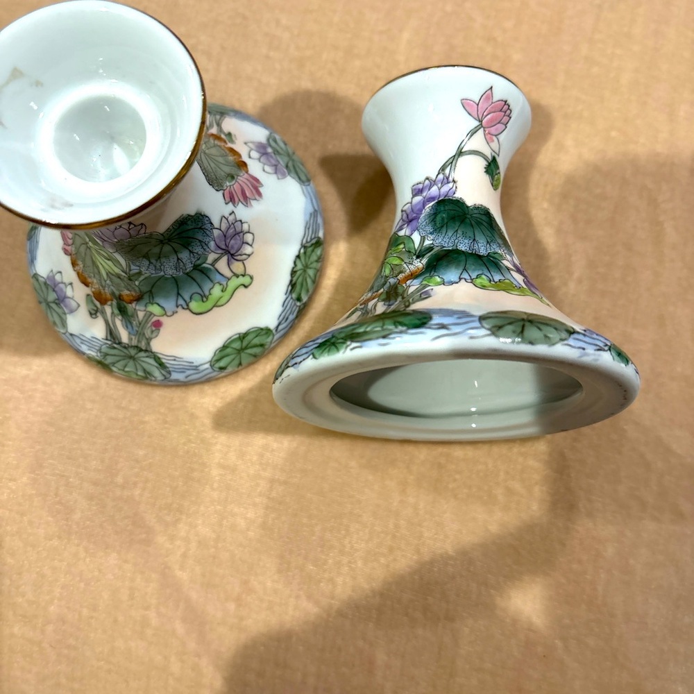 set of 2 Vintage Toyo candle holders